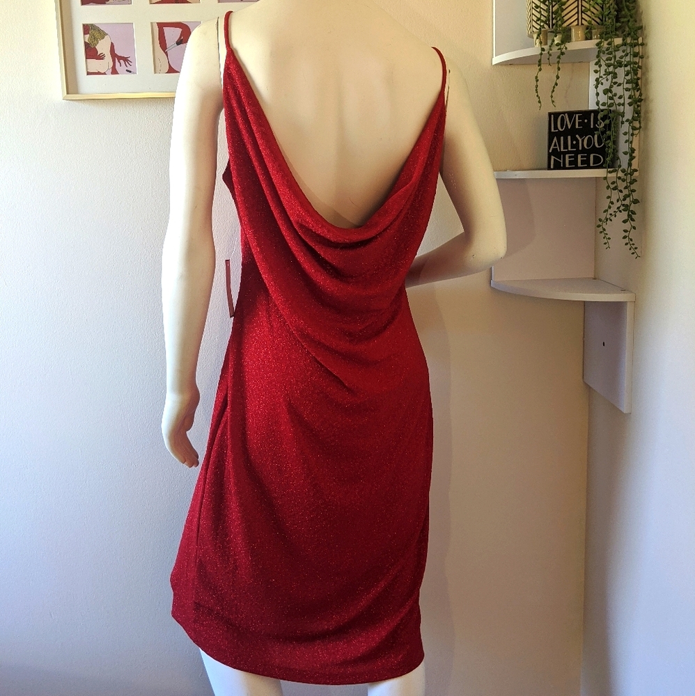 Baby Got Back(less) Holiday Dress